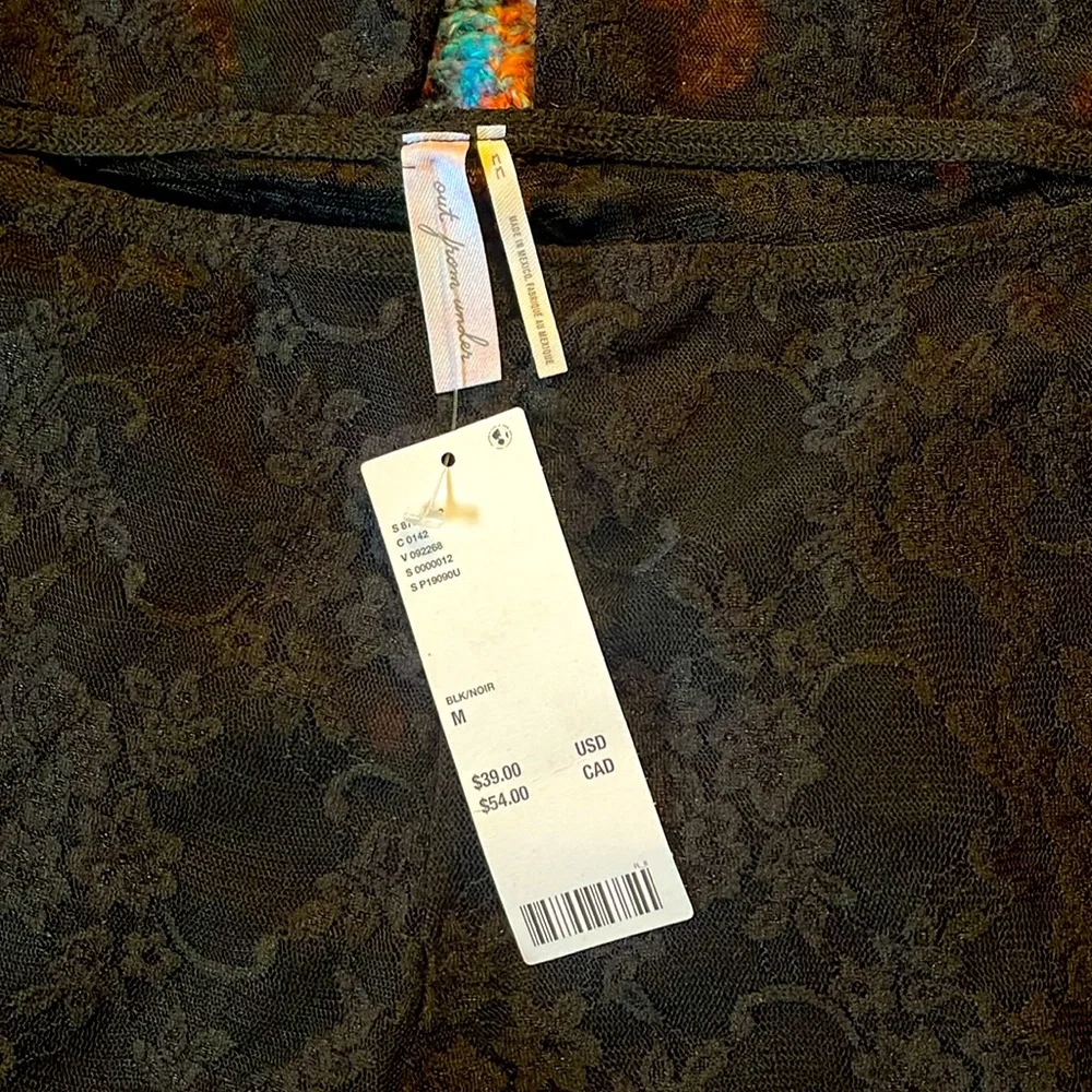 NWT Urban Outfitters Size Medium Lace-to-Waist Flare Pant in Black - Picture 5 of 5